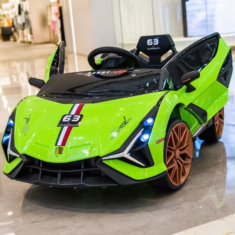 Four-Wheeled Electric Sports Car for Kids Aged 1-5 Years
