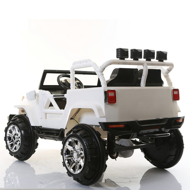 2 Seats 4WD Luxury 24V Kids Ride on Car Rubber Wheels Leather Seat and RC Children Electric Car Electric Car Kids 24V Children