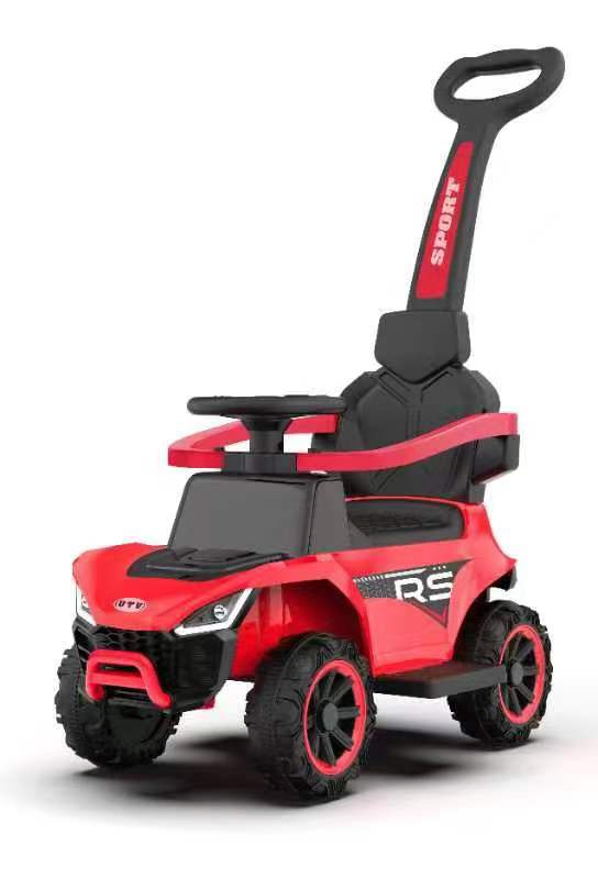 Gcc New Children Toy Stroller Walker Pushing Bar Kids Ride on Car 3 in 1 Mega Car with Music and Light