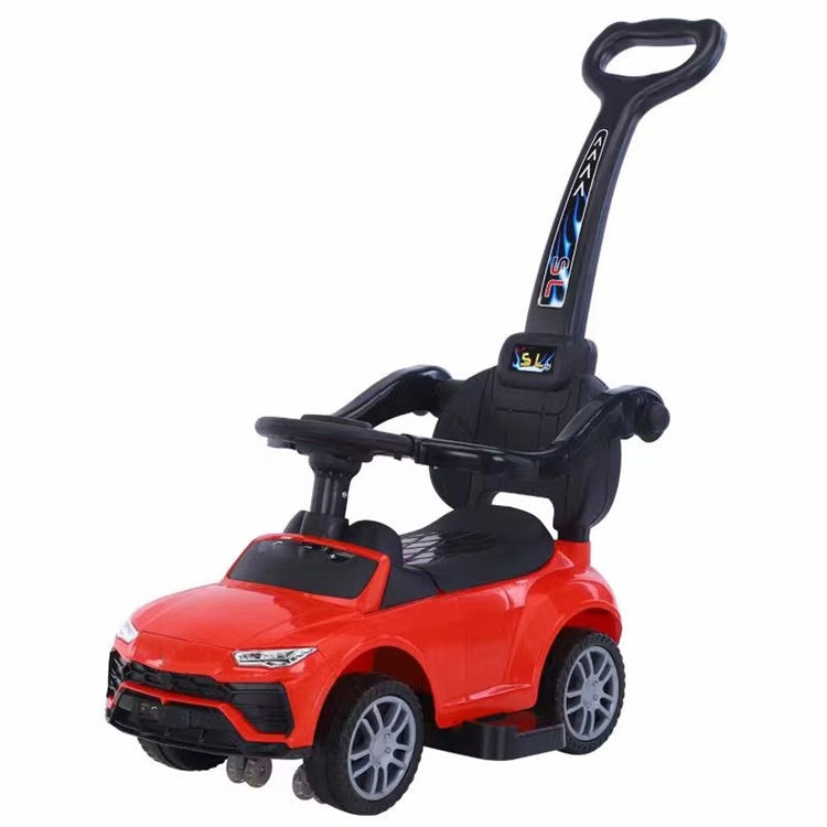 Kids Push Car Plastic Ride on Baby Toy Car with Light and Music Foot to Floor Baby Swing Car