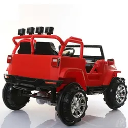 2 Seats 4WD Luxury 24V Kids Electric Car Rubber Wheels Leather Seat and RC Children Electric Car Electric Car Kids 24V Children