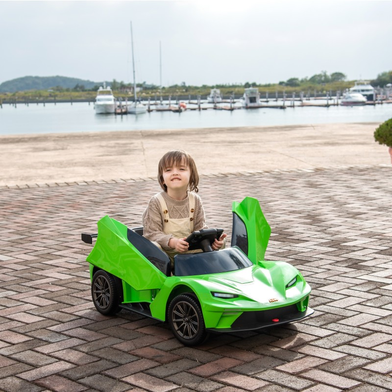 Bestselling Children's Sports Car/Four-Wheel Suspension/390*2 Motor/Lighting Early Education/Multifunctional Player/Kids Electric Vehicle