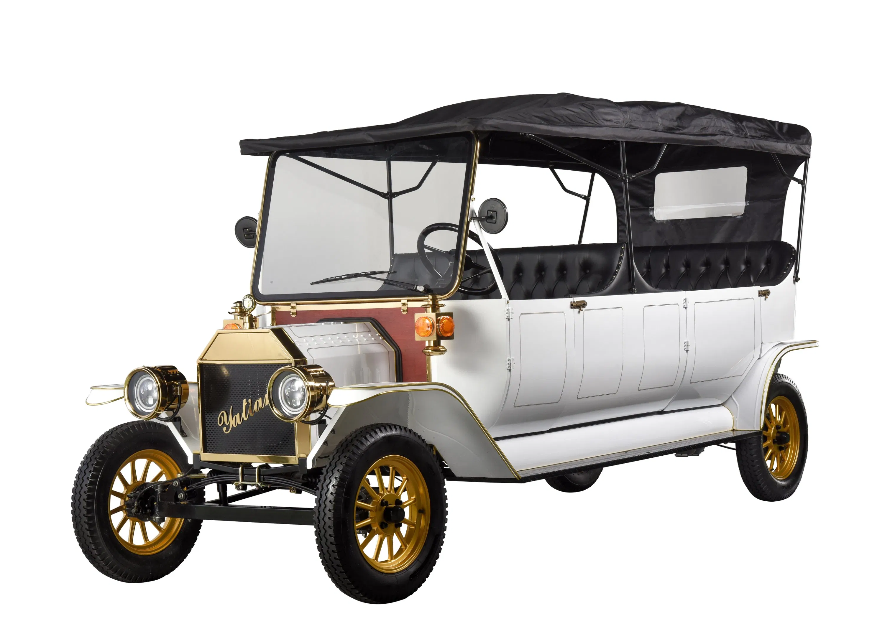 Funny Amusement Theme Park Battery Kids Adult Sightseeing Golf Car for Sale