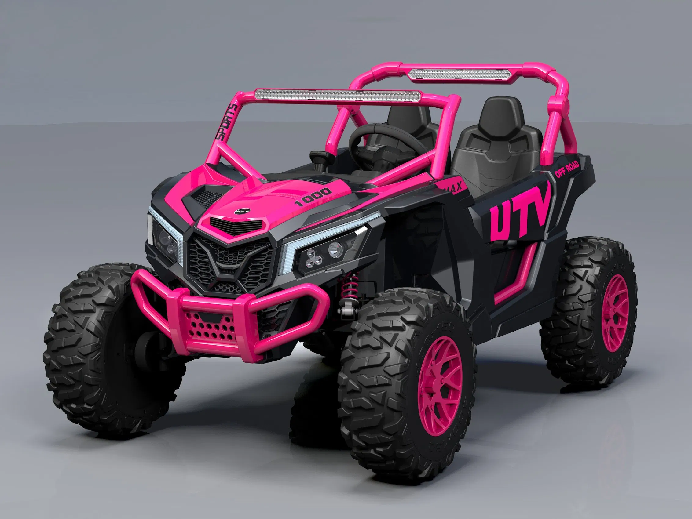 24V Ride Car Kids 4X4 Electric 2 Seat EVA Wheels Wholesale Power UTV for Children