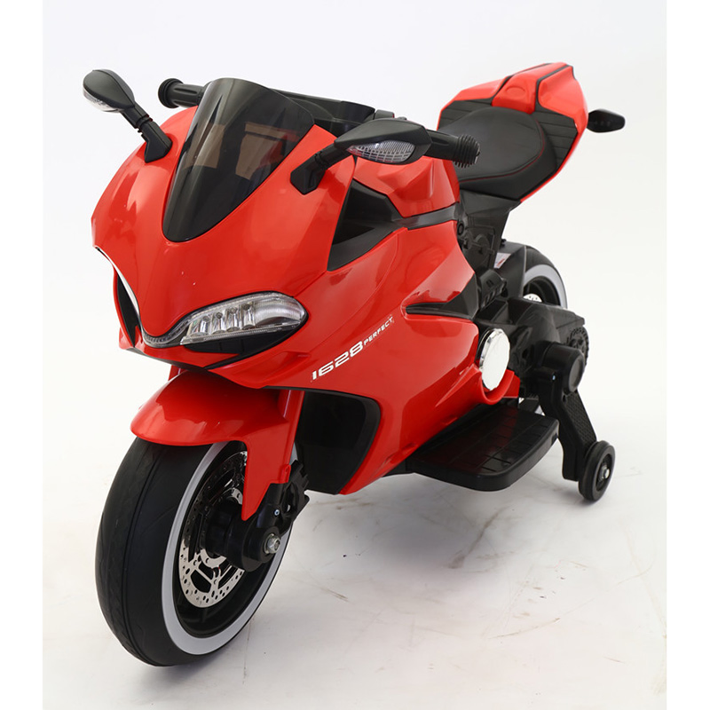 26 Wholesale Sale 12V Battery Operated Leather Seat Ride on Kids Motorcycle in Good Price Ride on Car