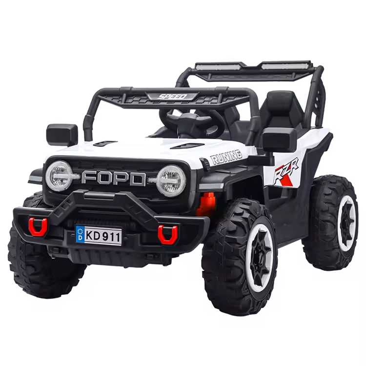 Four-Wheel Drive Electric Ride on Car Toy for Kids Plastic for Boys and Girls