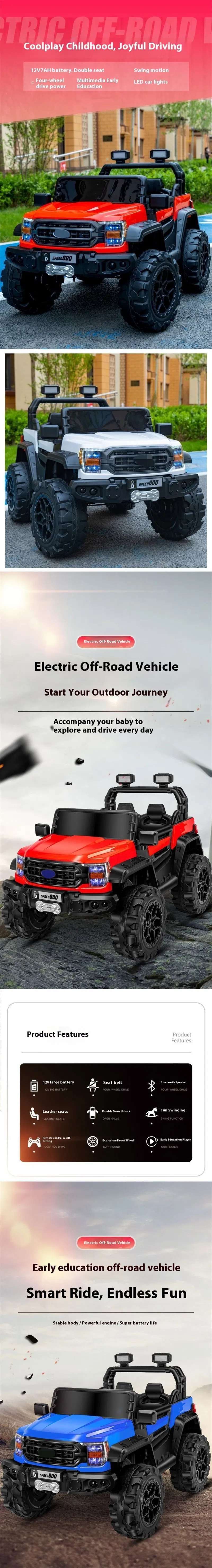 Electric off-Road Vehicle Features