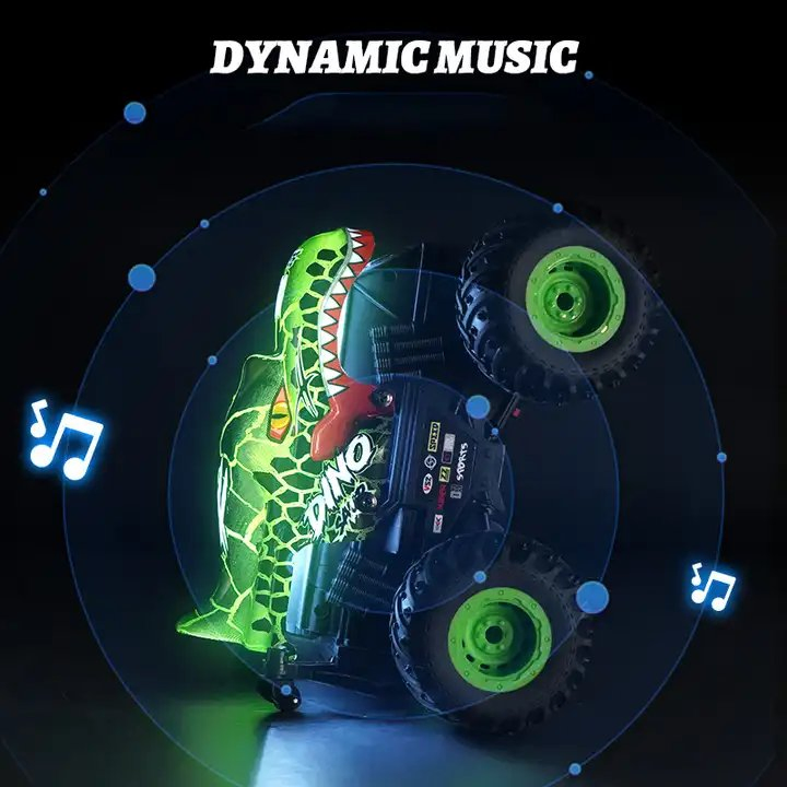 1/20 2.4GHz Remote Control Spinning Stunt Car Toys RC Cars Toy with Control Rotation Music Vehicle Toys for Kids