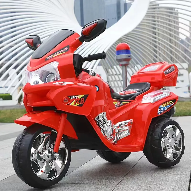 Kids Electric motorcycle rear view