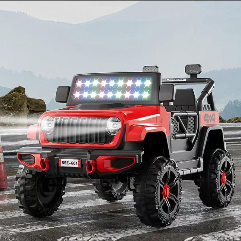 Four-Wheel Drive Licensed Kids Toy Car Unisex 3-14 Years Power Music 2 Seats Electric Ride-on Cars with Remote Control