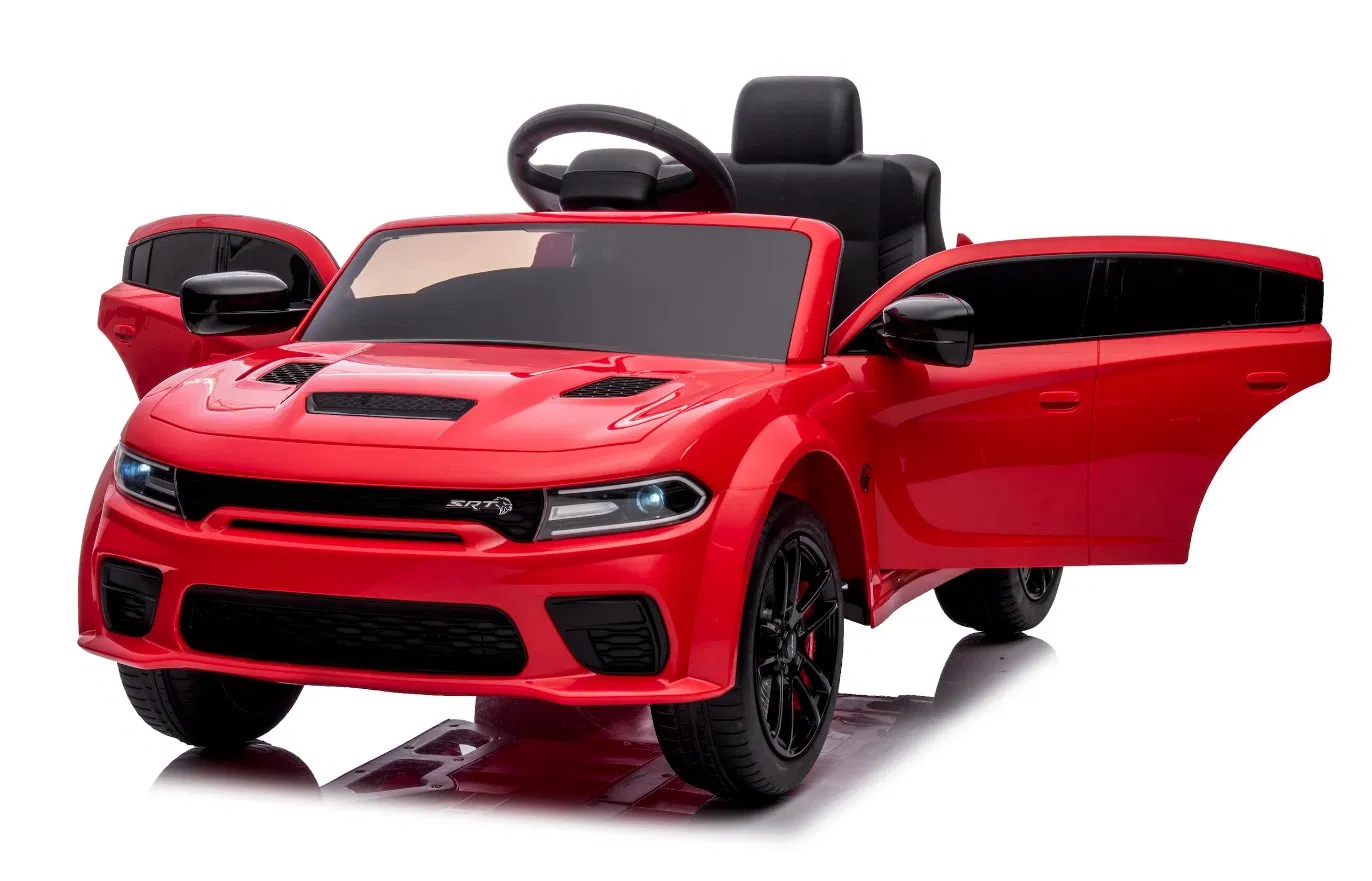 12V Licensed Dodge Charger Srt Hellcat Battery Powered Ride on Cars with Remote Control for Kids