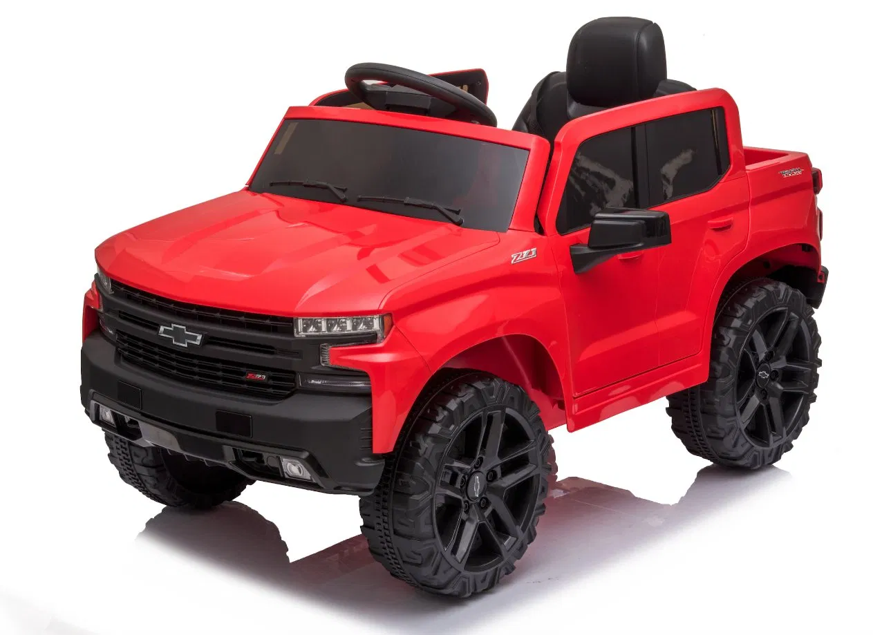 12V Licensed Chevrolet Silverado Trail Boss Lt Battery Powered Kids Ride on Truck Car, Electric Vehicle with Remote Control