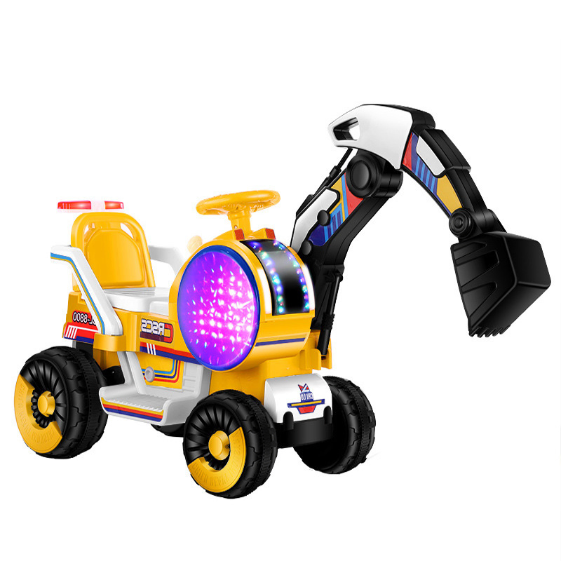 Wholesale 6V Dual Drive Electric Excavator Kids Ride on Car for Children