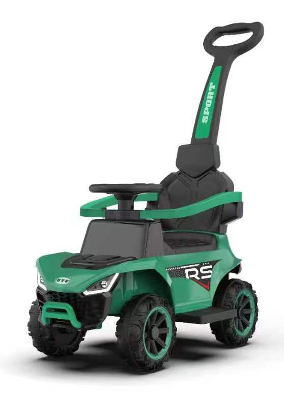 Gcc New Children Toy Stroller Walker Pushing Bar Kids Ride on Car 3 in 1 Mega Car with Music and Light