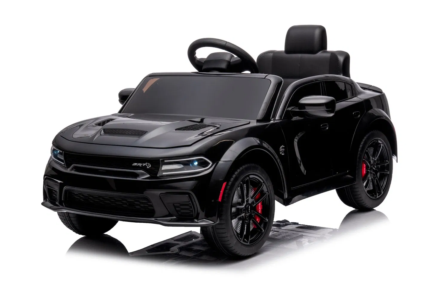12V Licensed Dodge Charger Srt Hellcat Battery Powered Ride on Cars with Remote Control for Kids
