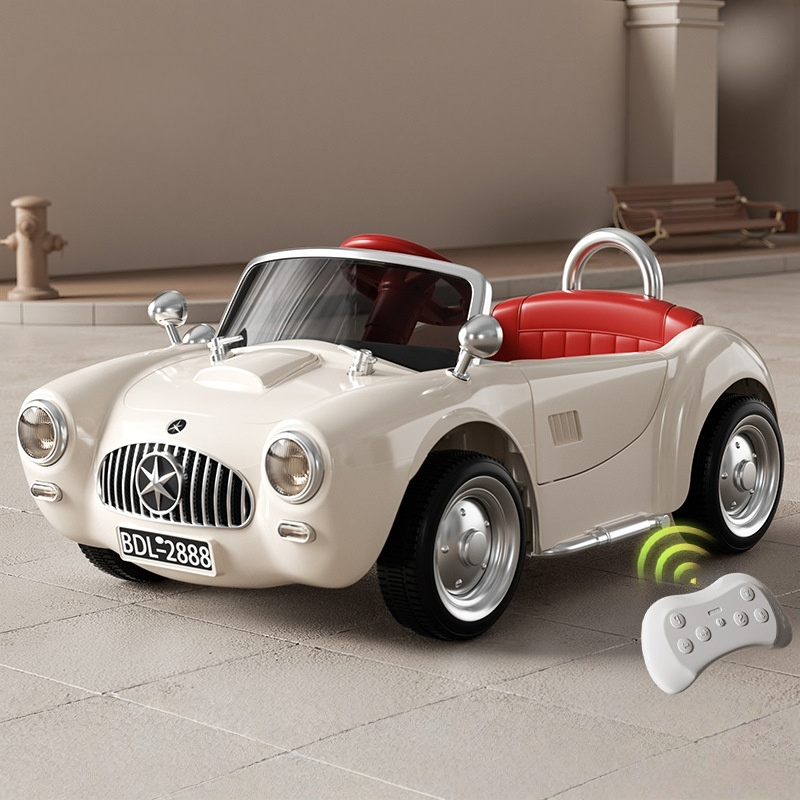 Children's Electric Vehicle, Four-Wheeled Car with Remote Control, off-Road Vehicle, Baby Toy Car, Suitable for Children