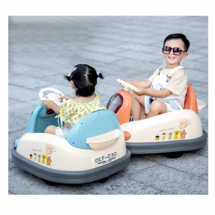 Hot Sale Plastic Kids Go Kart Battery Power Electric Children Ride on Bumper Car Kids Electric Car