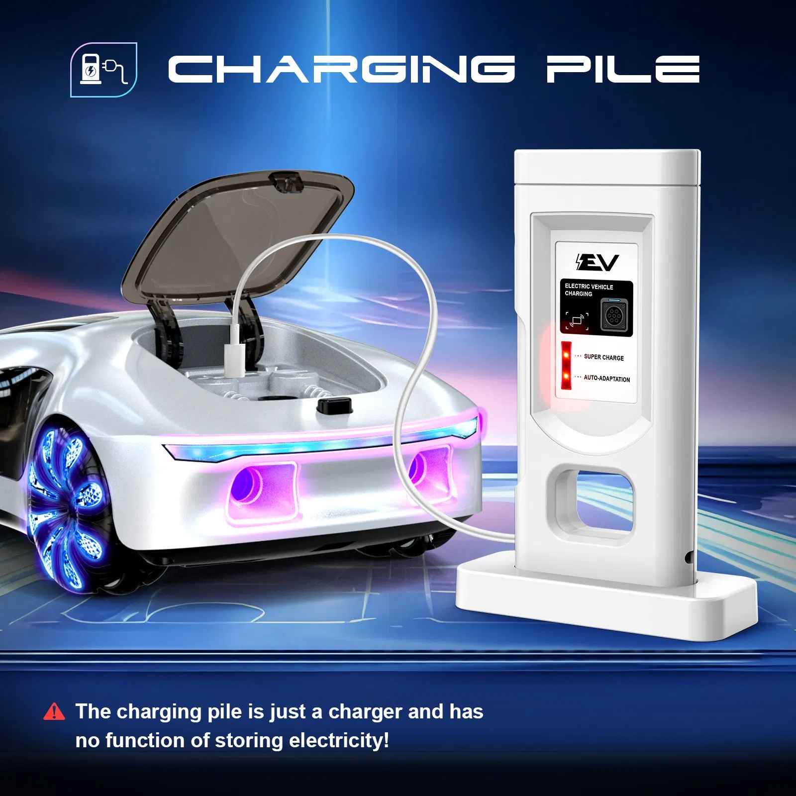 New Energy Concept RC Car Drift Toy EV Remote Control Car Double Spray Music Marquee Stunt Gesture Race Car for Kids Gift