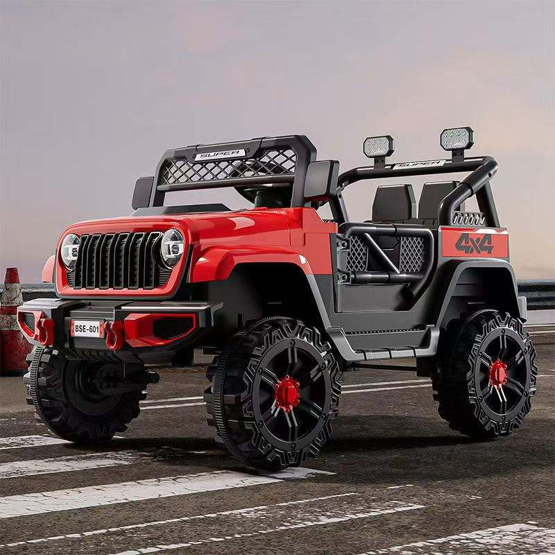 Four-Wheel Drive Licensed Kids Toy Car Unisex 3-14 Years Power Music 2 Seats Electric Ride-on Cars with Remote Control