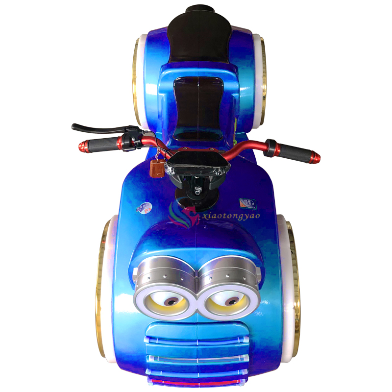 Prince Motorcycle Speed Walking Car Outdoor Square Car Battery Powered Coin Operated Kids Ride on Motorbike Amusement Parks