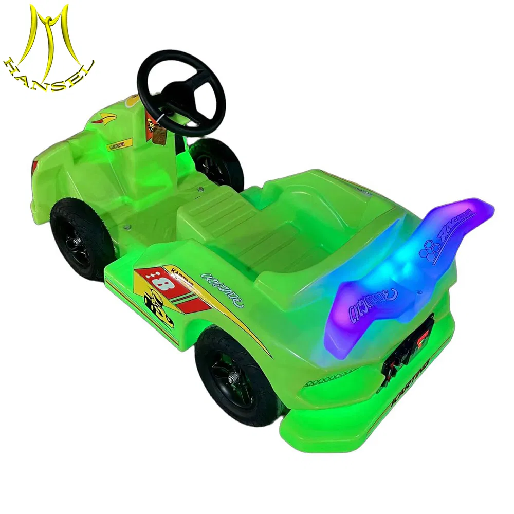 Hansel Battery Operated Kids Electric Car Ride LED Plaza Amusement Vehicle