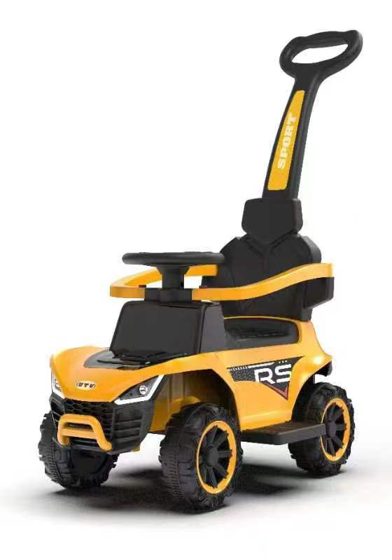 Gcc New Children Toy Stroller Walker Pushing Bar Kids Ride on Car 3 in 1 Mega Car with Music and Light