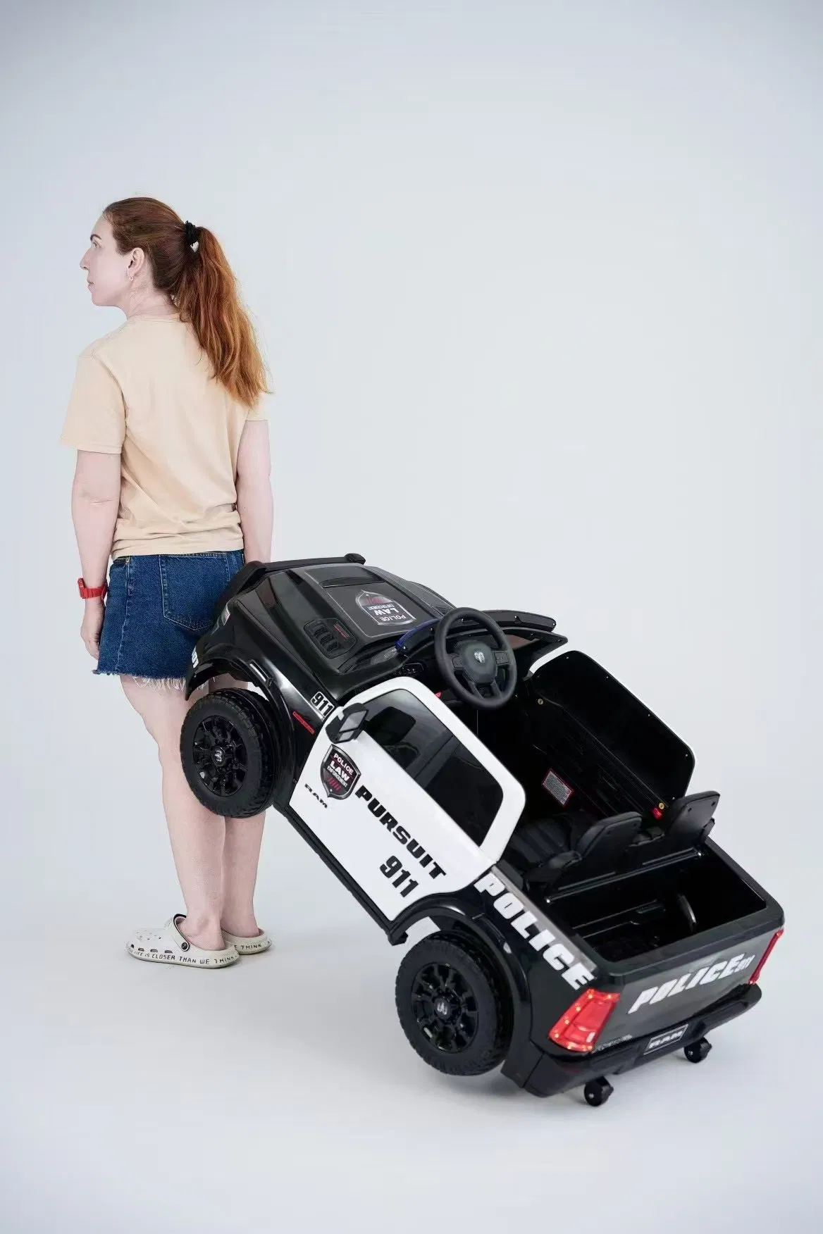 Outdoor Children's Electric Pickup Truck/550 * 2 Motor/Kids Car/Remote Control off-Road Toy Vehicle