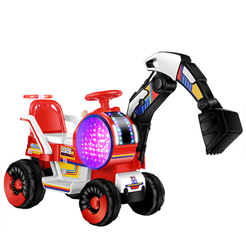 Wholesale 6V Dual Drive Electric Excavator Kids Ride on Car for Children