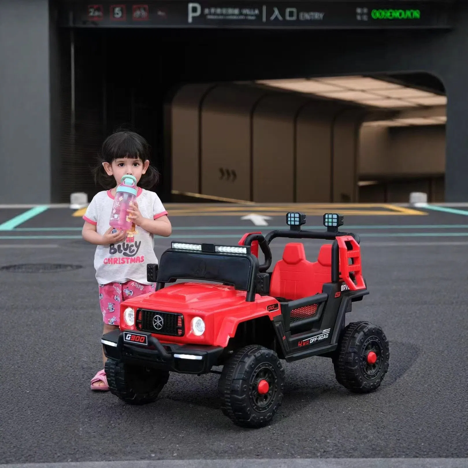 All-Terrain Electric Car for Children with Parental Control