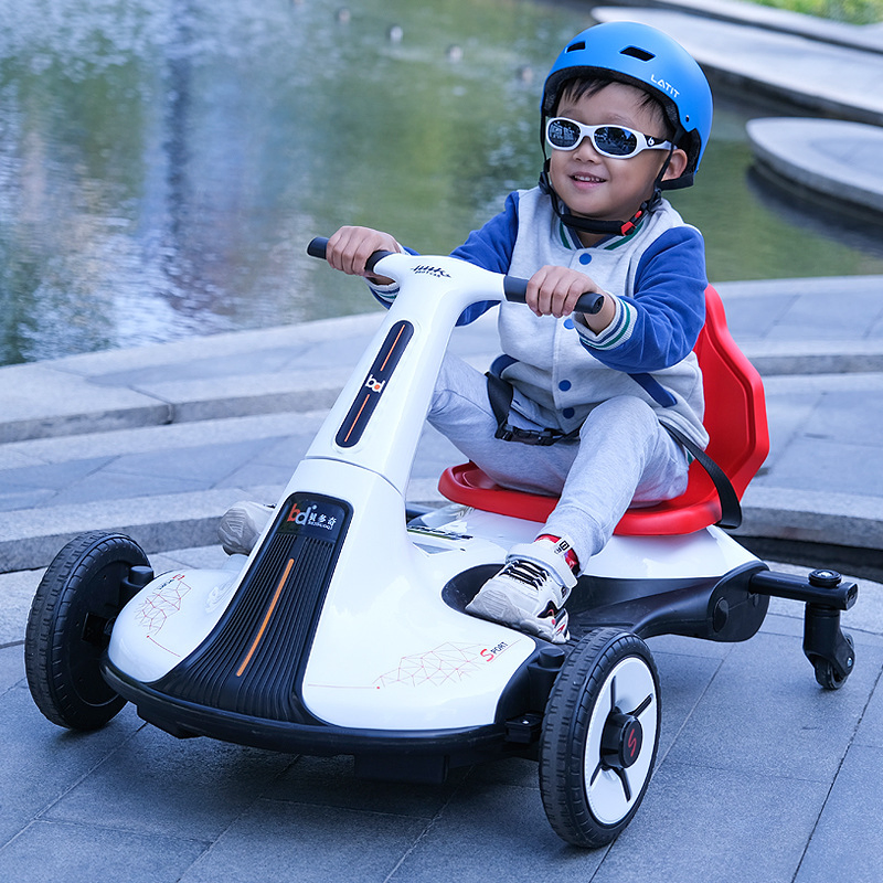 2024 Newest 12V 550 Dual Motors Children Electric Go Karts Kids Battery Powered Drift Cars for Driving