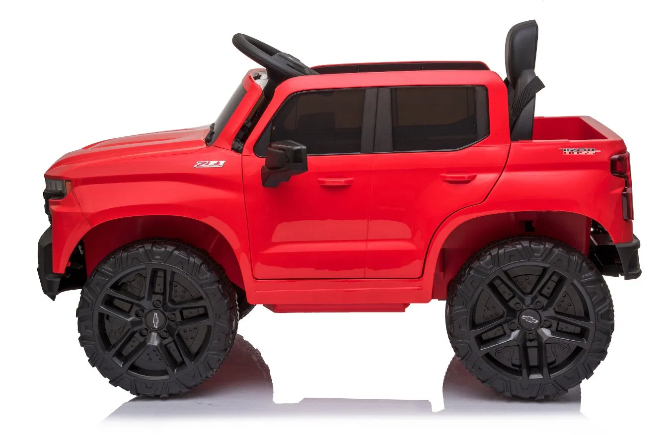 12V Licensed Chevrolet Silverado Trail Boss Lt Battery Powered Kids Ride on Truck Car, Electric Vehicle with Remote Control
