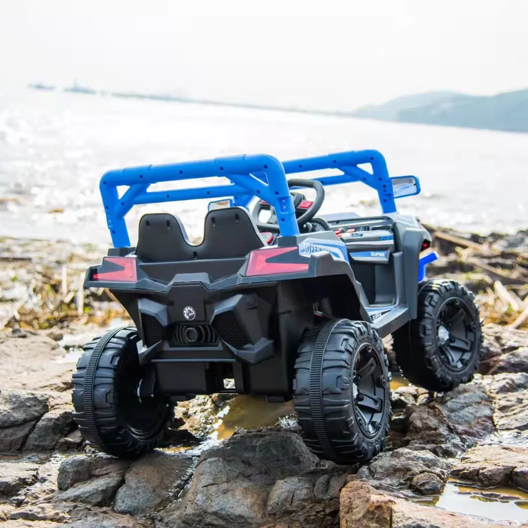 Kids ride on car view 2