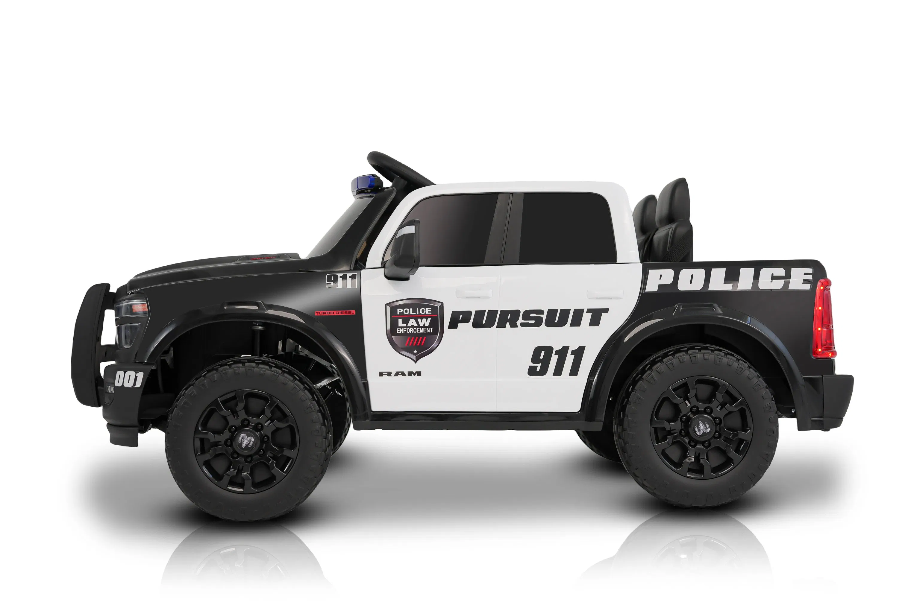 Kids Electric Ride-on Car with LED Lights and Music Function