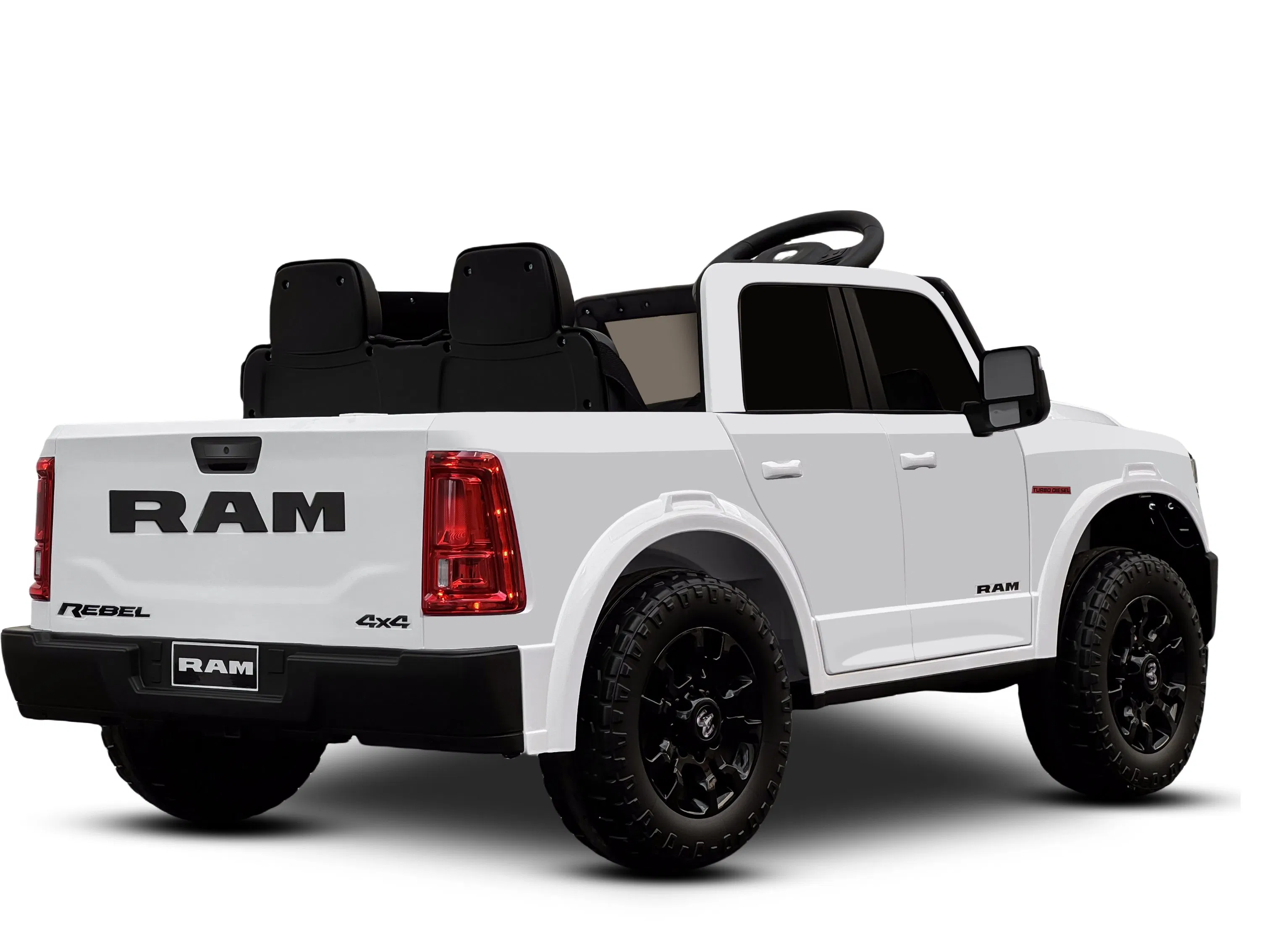 RAM Kids Ride-on Truck 12V Battery Powered Electric Car with Remote Control