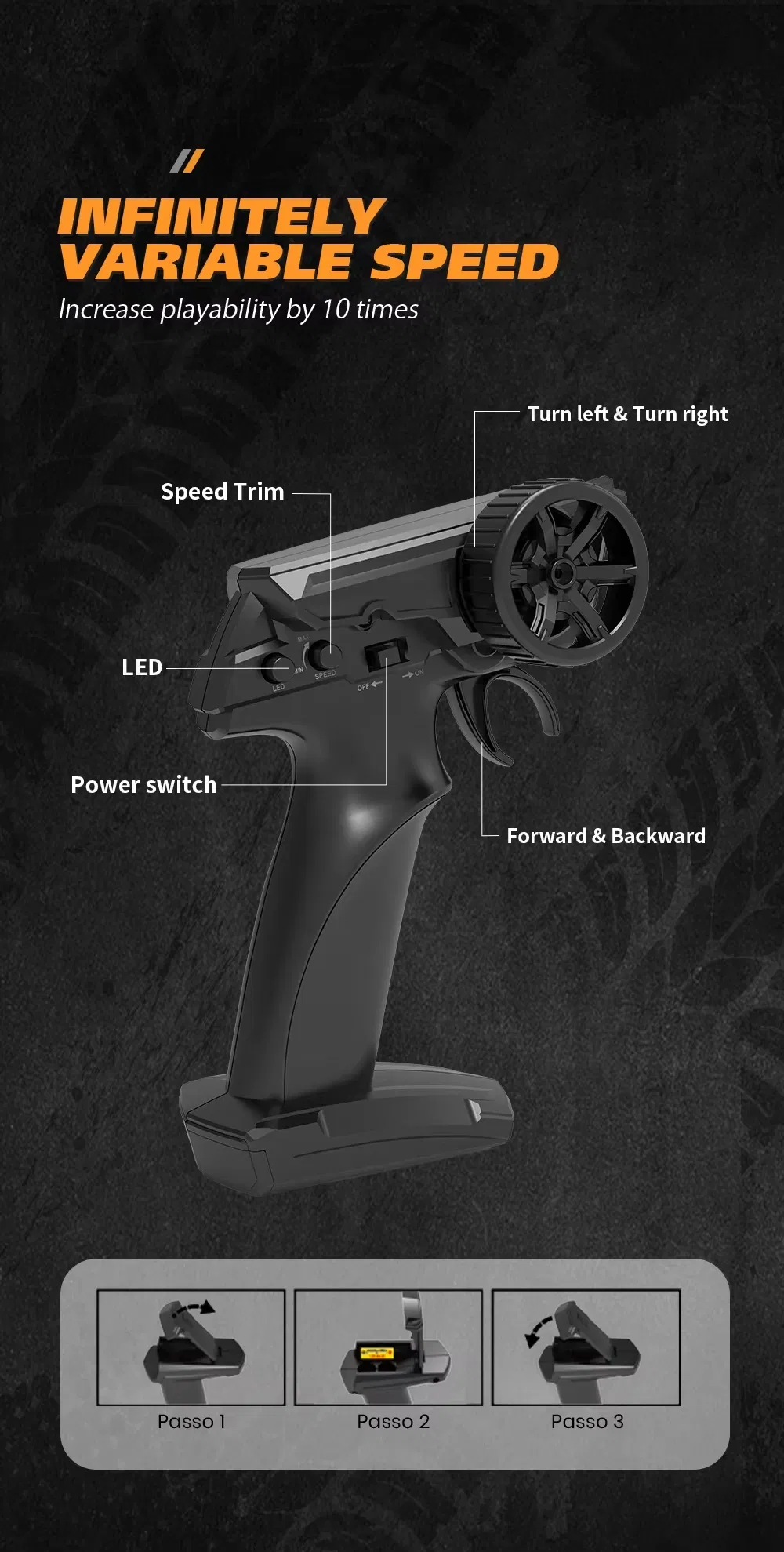 4WD RC Drift Car View