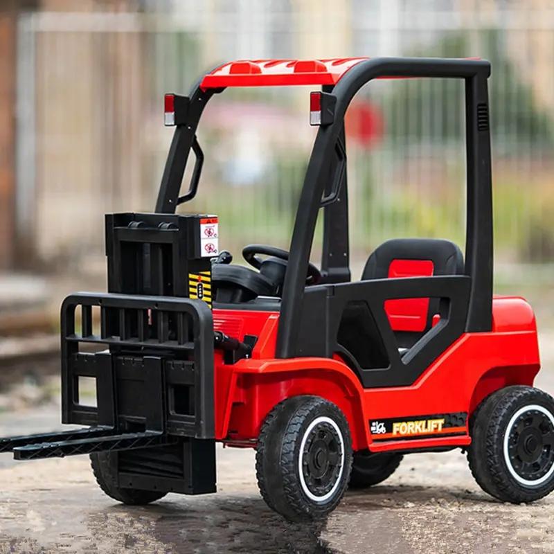 OEM ODM High Quality Battery Operated Children Rechargeable Forklift Truck Toy Kids Driving Electric Cars with Remote Control