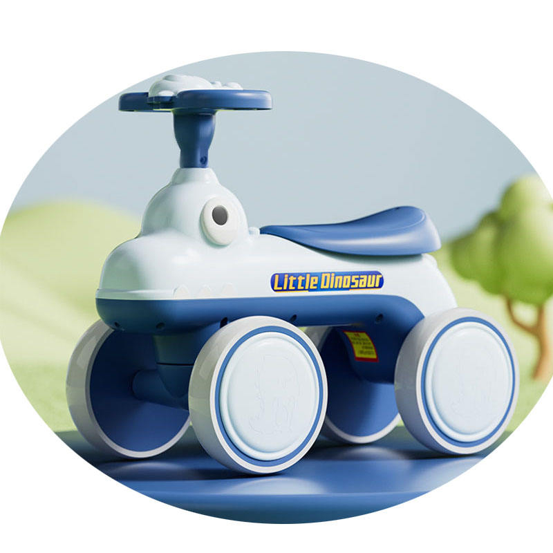 China Made Cheap Baby Toys Children Toy Kids Ride-on Car Small Slide Toy Car with Music and Light