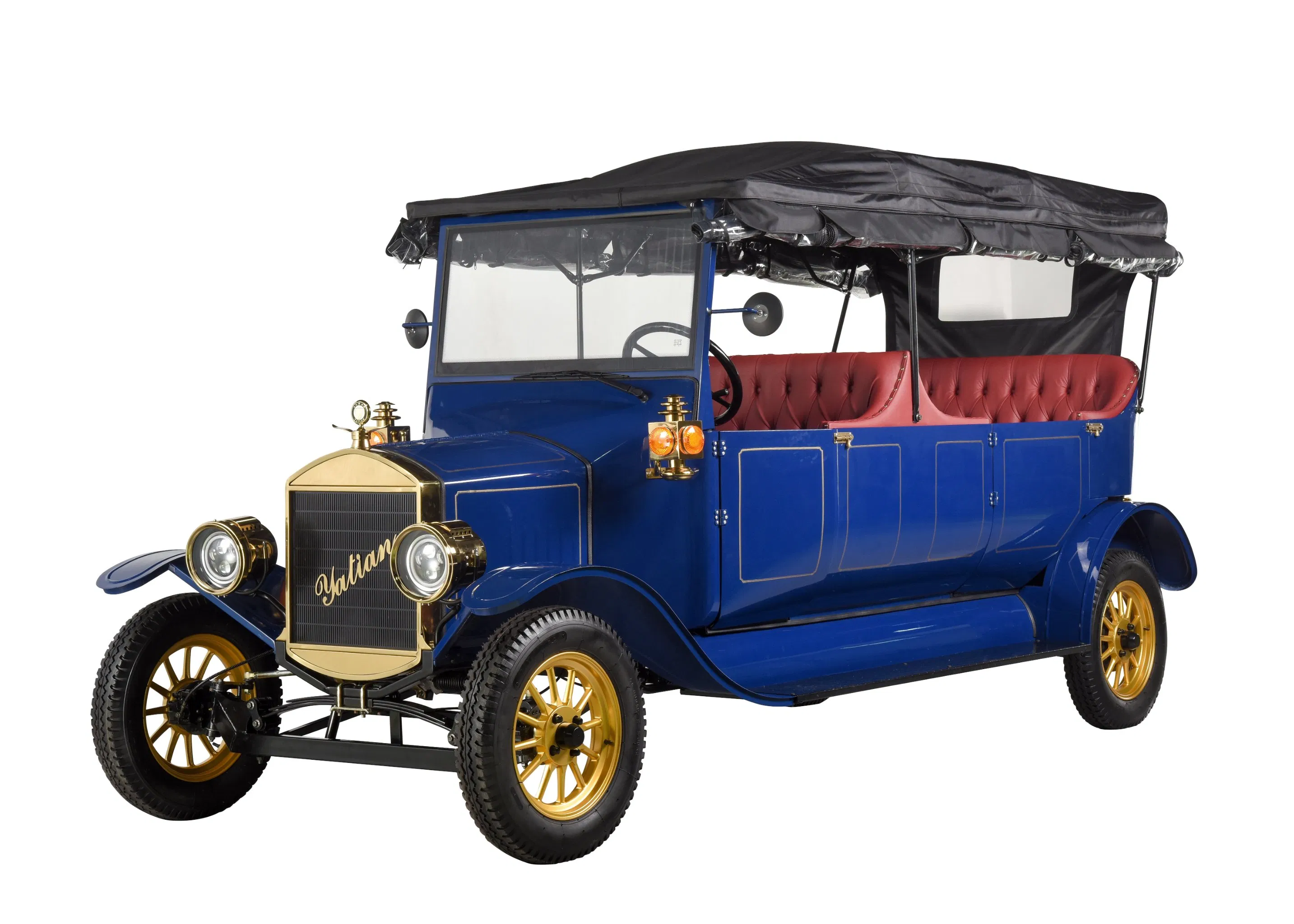 Funny Amusement Theme Park Battery Kids Adult Sightseeing Golf Car for Sale