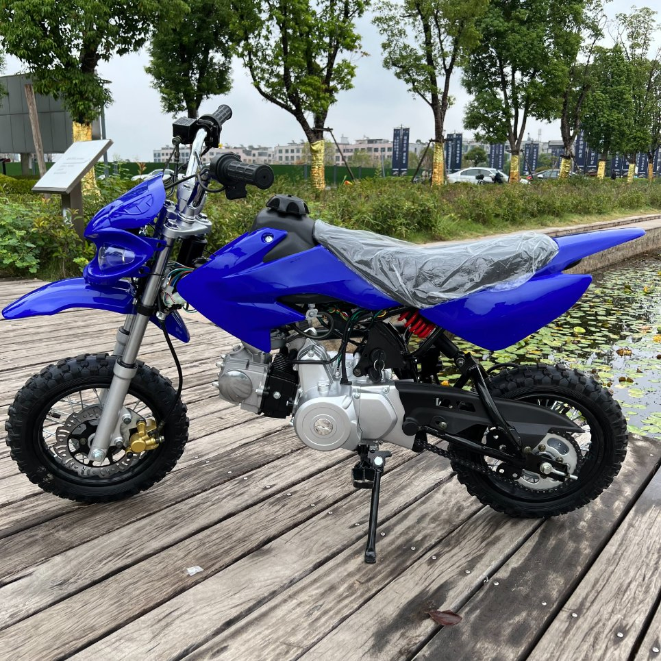 110cc Electric Start Blue off-Road Motorcycle for Kids