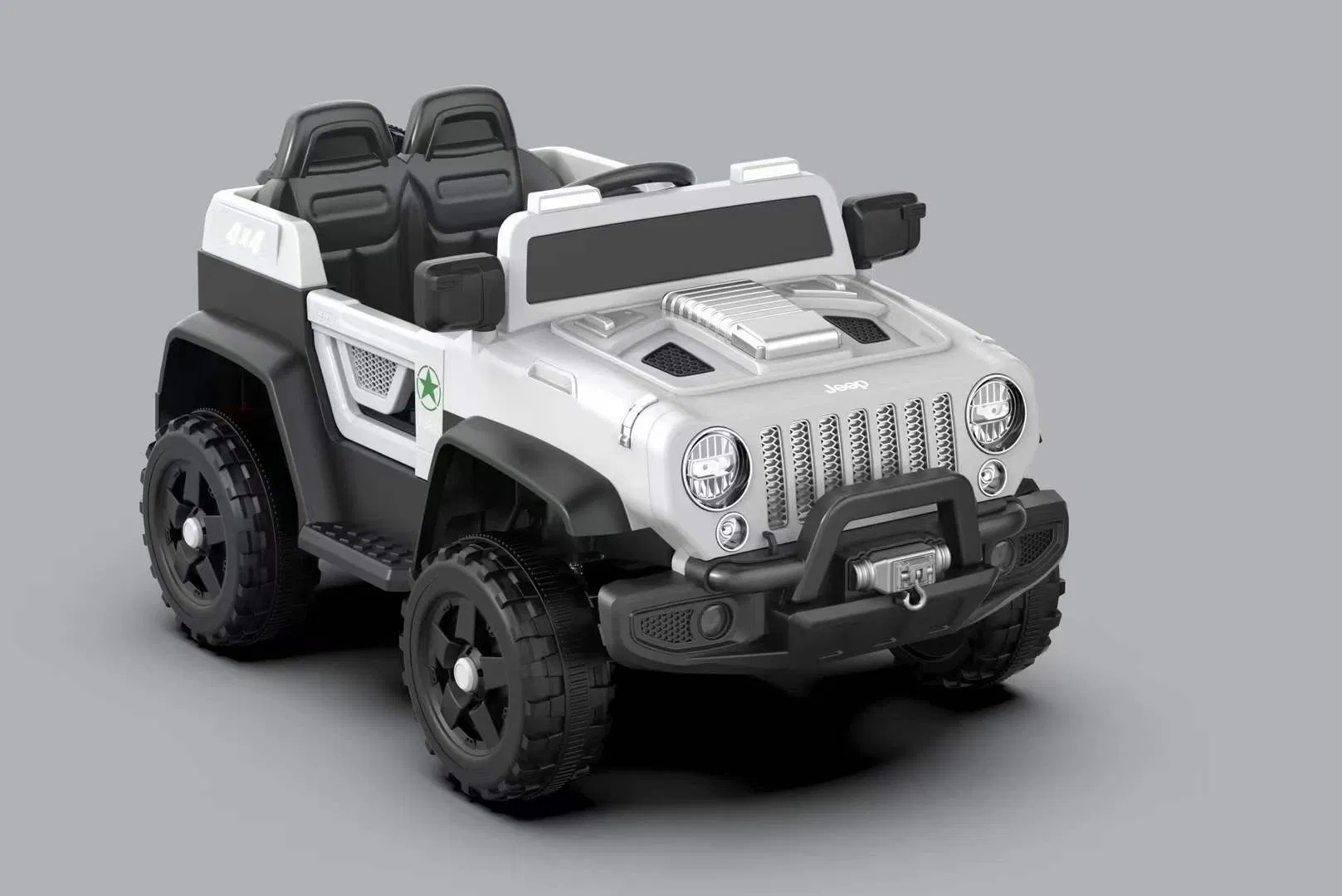 2025 High Quality Kids Electric Car Ride on Car with Leather Seat Kids Toy Car Electric Car with Music and Light Top Quality