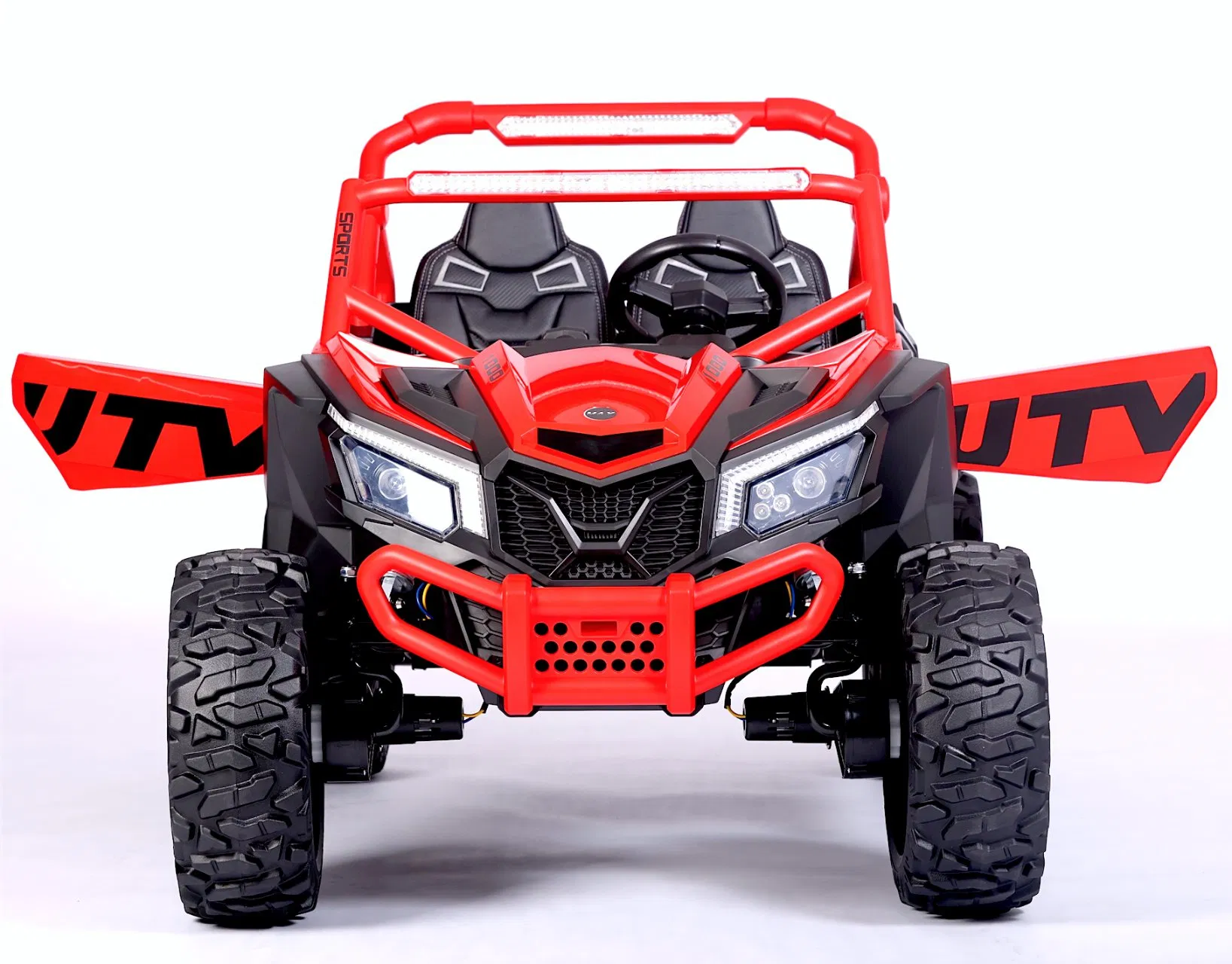 24V Kids Ride-on Electric UTV, 4-Wheeler Kids Toy Car with Spring Suspension