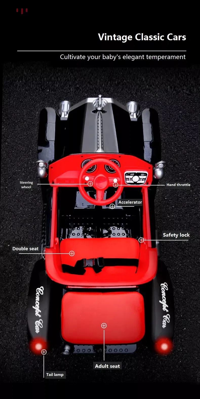 Kids Electric Car Detail 3
