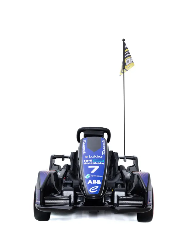 Kids Electric Go Kart Red Angle