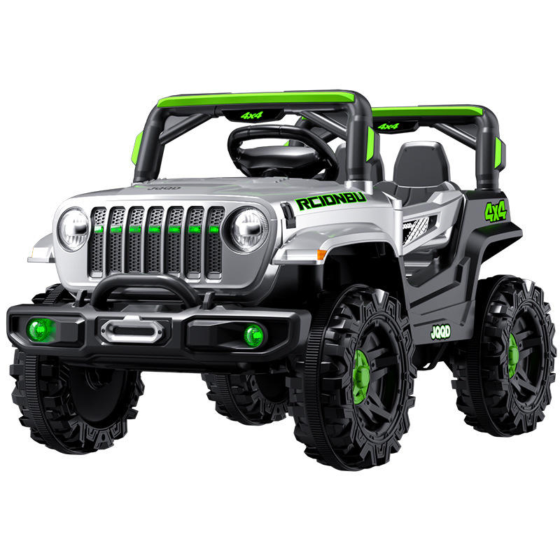 Kids Electric off-Road Four-Wheel Drive Vehicle Motorcycle for Ages 2-8 Boys Girls Rechargeable Battery Toy Car for Children