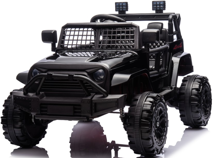 Kids Ride on Car, Electric off-Road UTV Truck with Forward and Reverse Functions, Double Open Doors, Safety Belt, Horn, Music, and Lights for Kids UTV