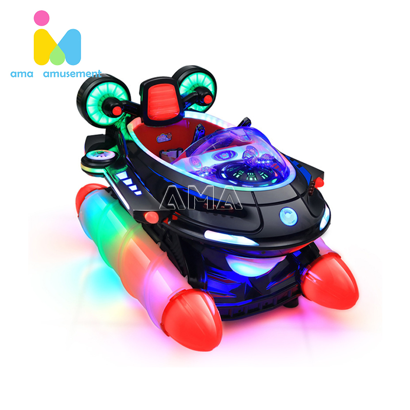 Ama Pattern Children's Coin Operated Rocking Car Baby Carriage Commercial Kid's Machine Rocking Machine Kiddie Ride with Music