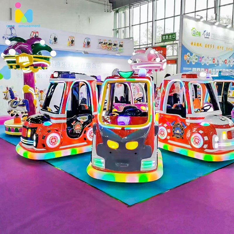 Ama High Quality Promotion Kids Toy Electric Ride on Bumper Car Glow in Dark Bikes Kids Bumper Cars