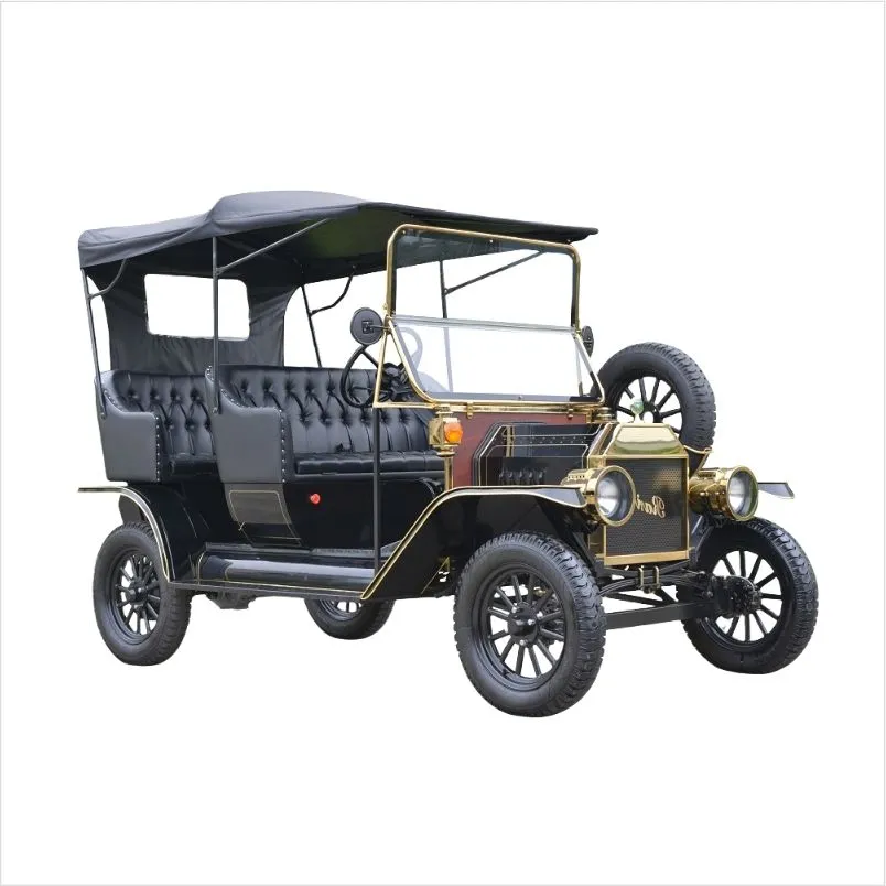 Electric Retro Vintage Car Open