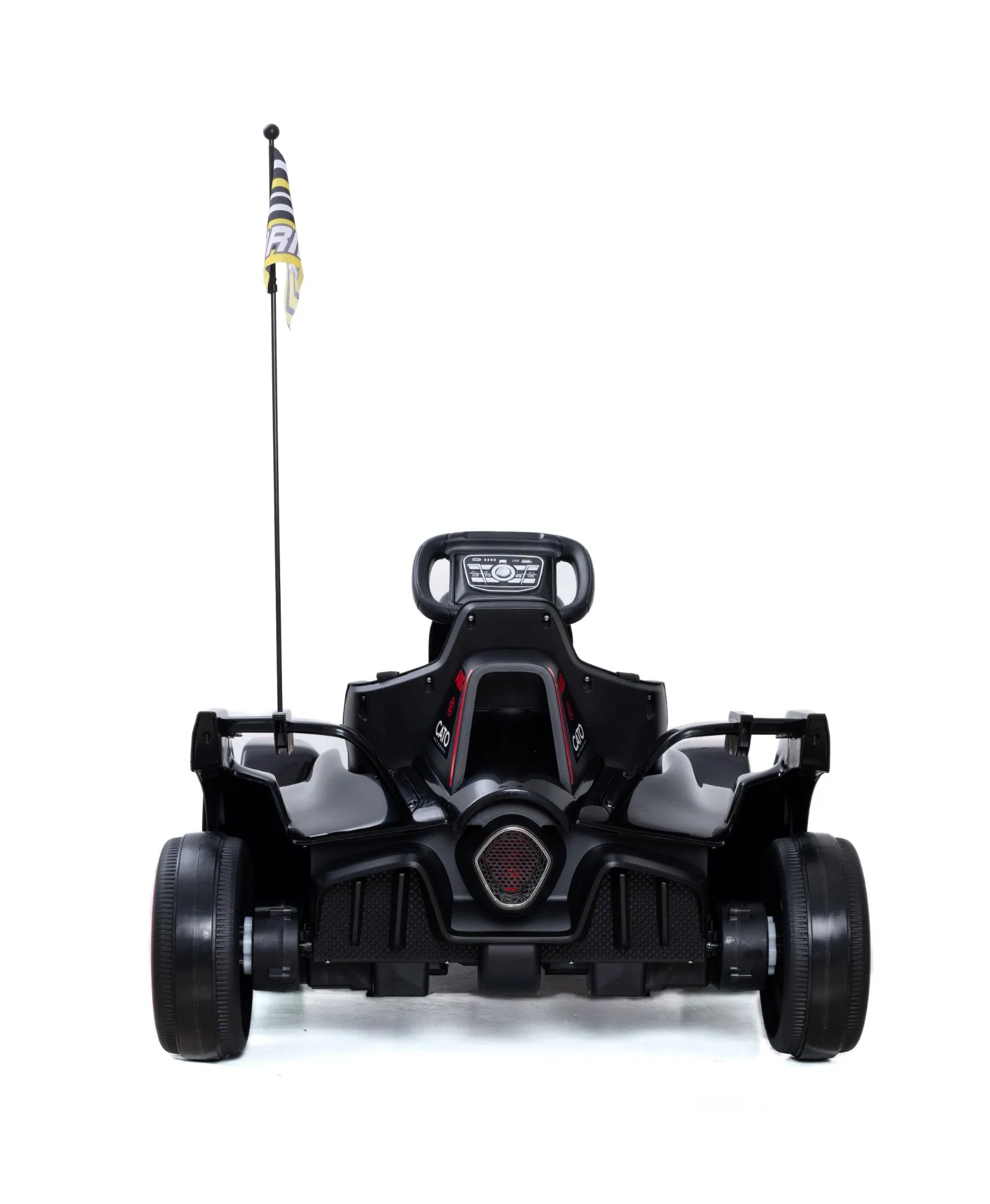 Kids Electric Go Kart 12V Battery Powered Ride on Car with Remote Control-Red