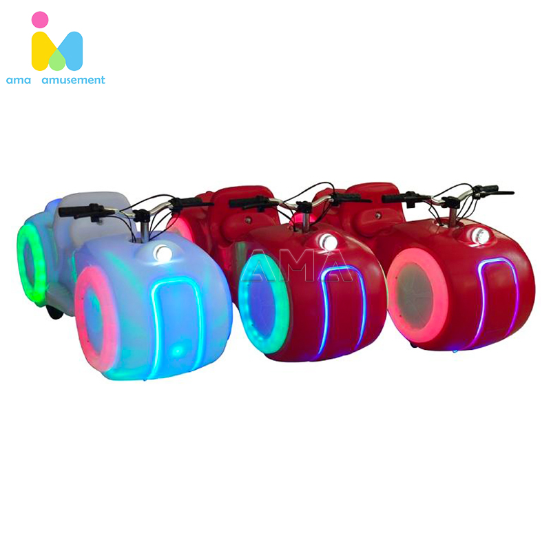 Ama Commercial Full Body Lighting Kids Bumper Car Outdoor Playground Amusement Park Ride on Electric Scooter